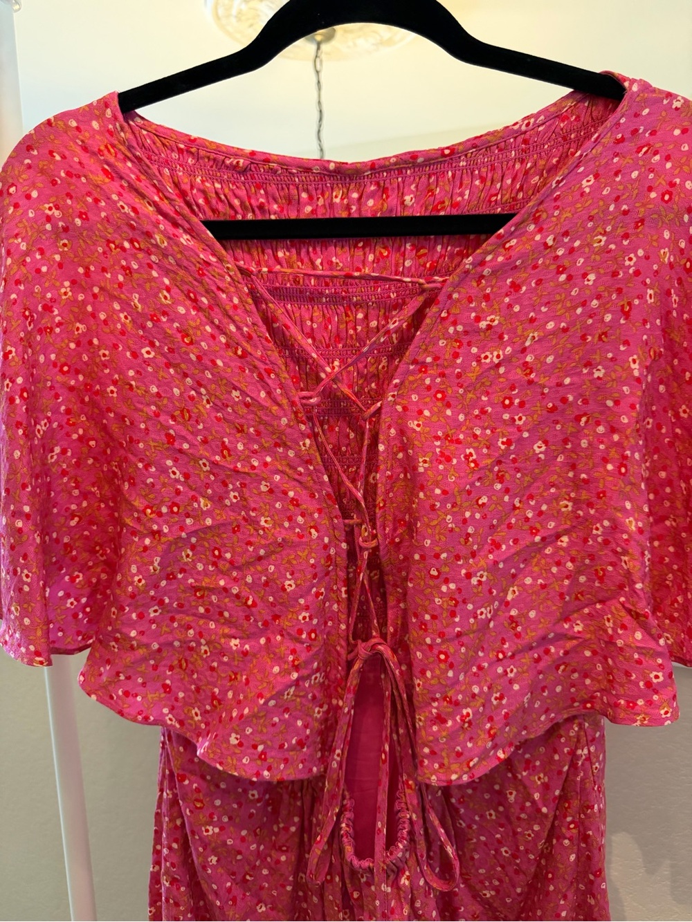 FREE PEOPLE Florence Short Sleeve Mini Dress - Picture 4 of 10